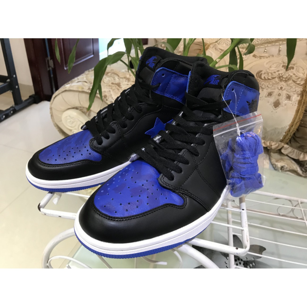 Air Jordan 1 Royal x Bape