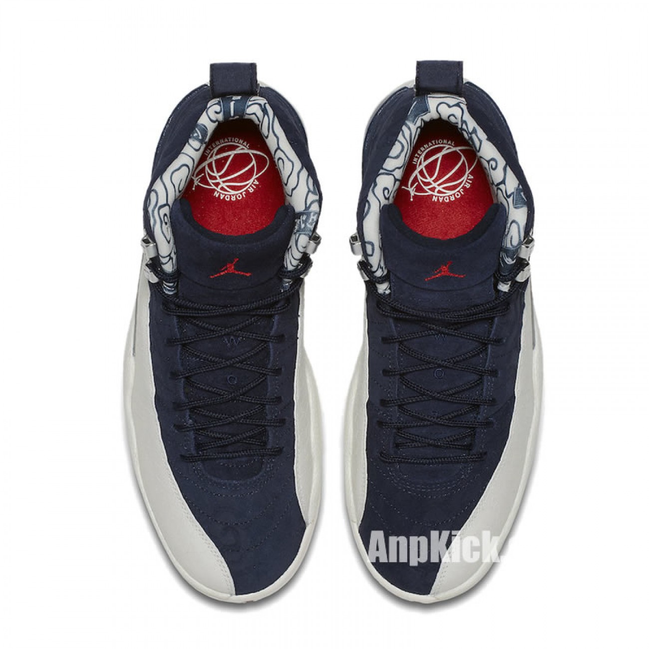 Air Jordan 12 International Flight New AJ12 12s Navy Blue And White BV8016-445