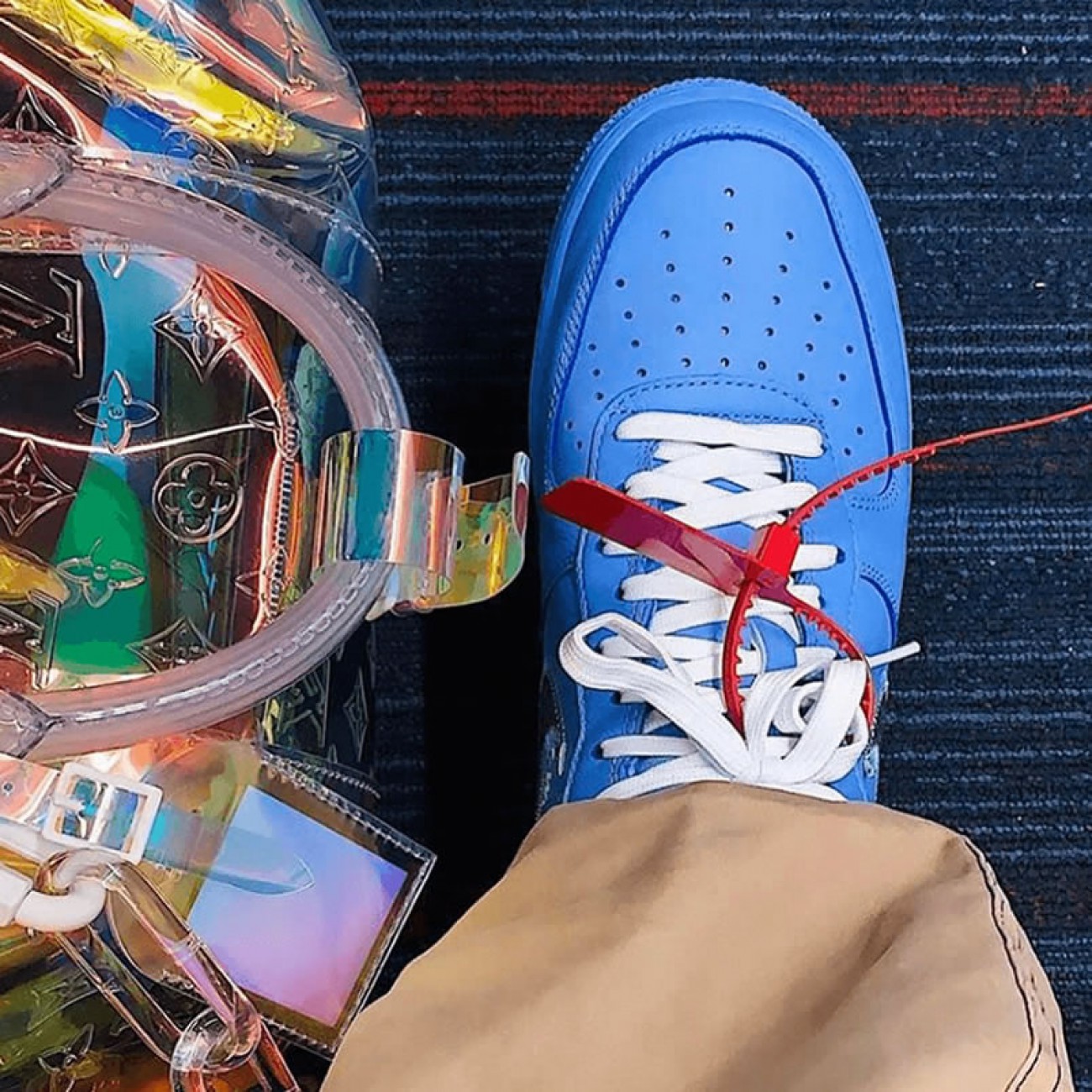 Off-White x Nike Air Force 1 Low MCA University Blue For Sale CI1173-400