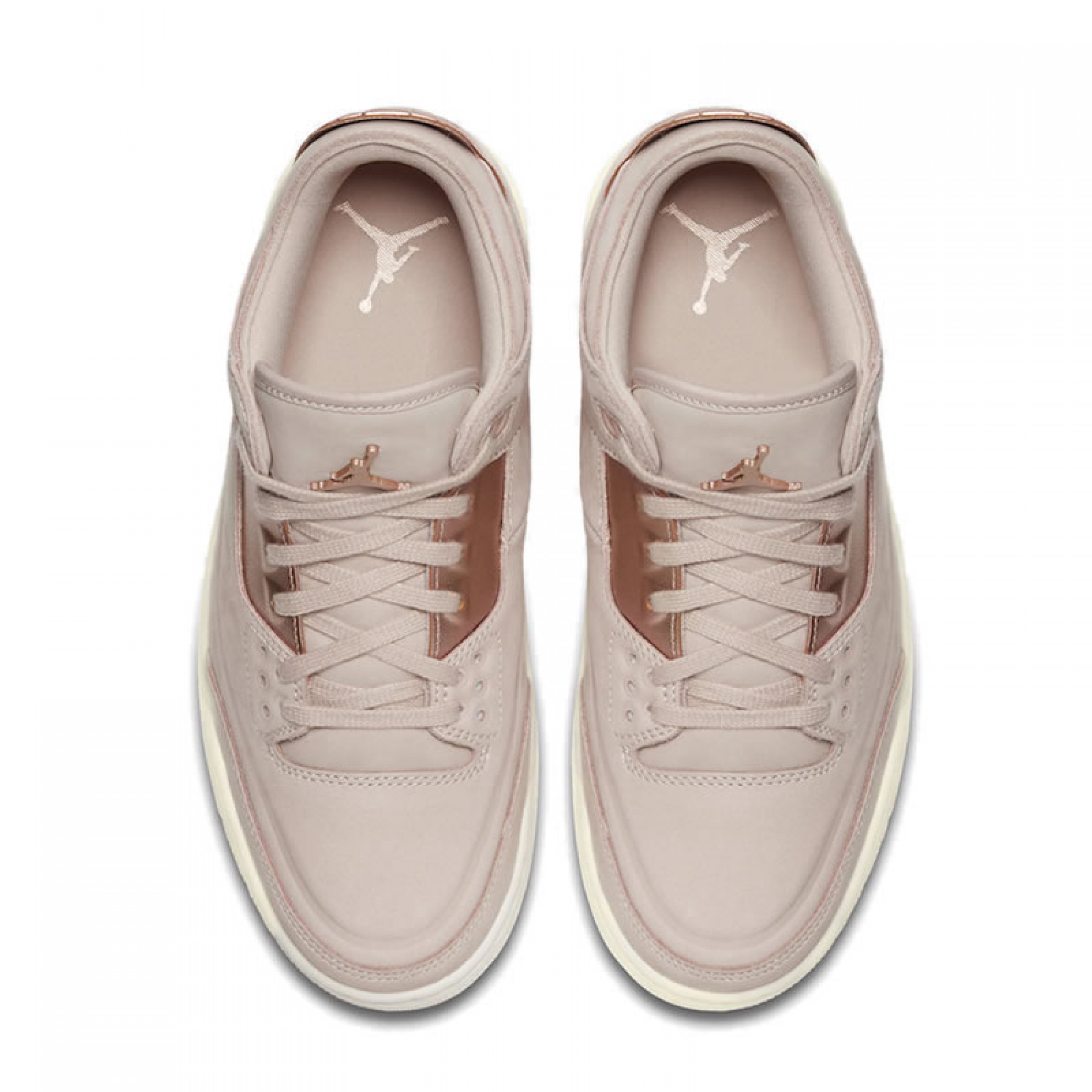 Air Jordan 3 Particle Beige SE Rose Gold Womens GS Size AH7859-205