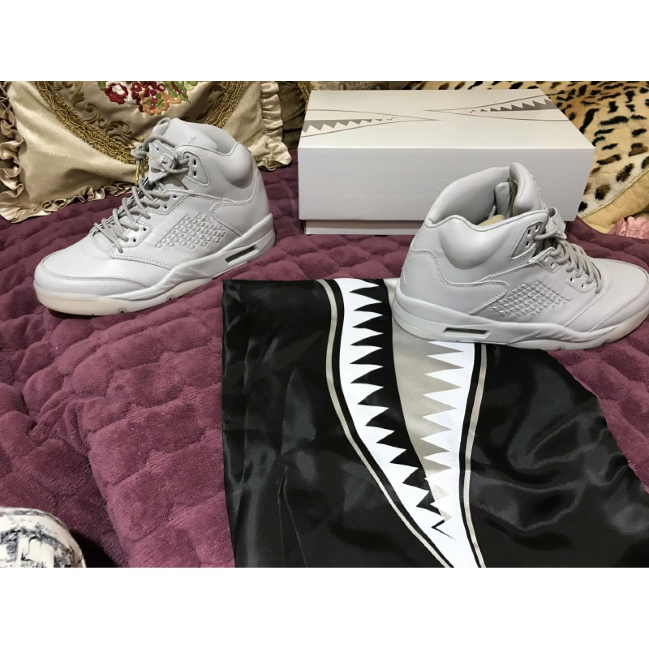 Air Jordan 5 Premium Pure Platinum 881432-003