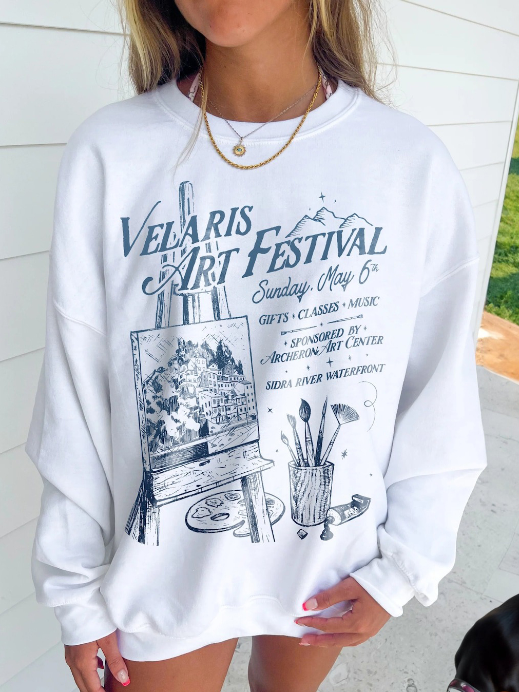 Velaris Art Festival Sweatshirt | SJM Merch