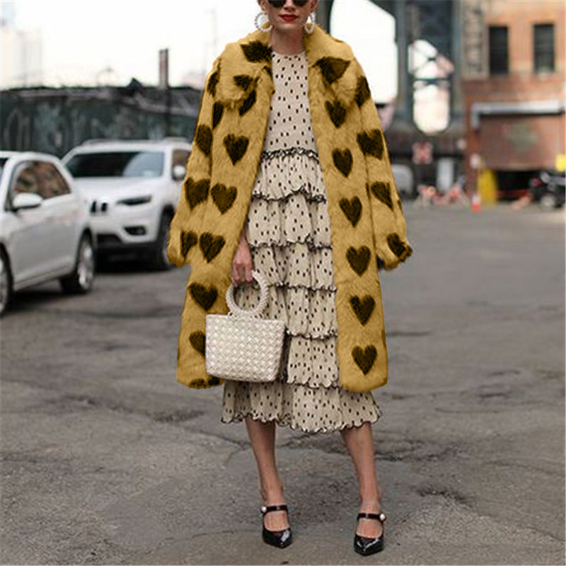 Elegant Lapel Long Sleeve Overcoat