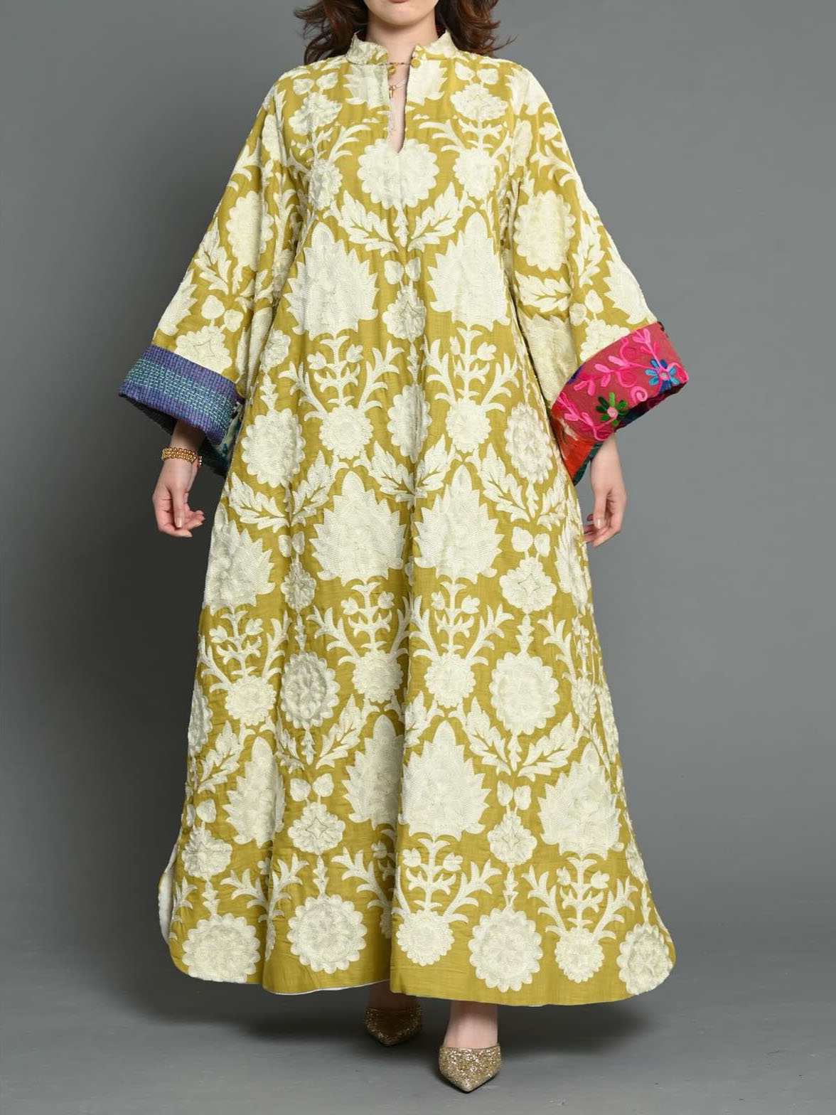 Stylish Printed Ramadan Abaya Dress