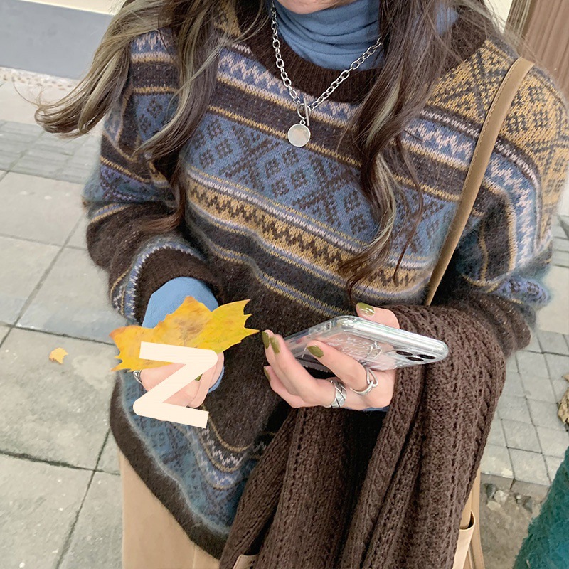 Women Thicken Knitwear Pullovers Women Oversized Sweater