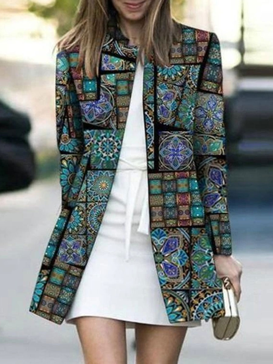 Casual Loose Vintage Wool Cardigan Jacket