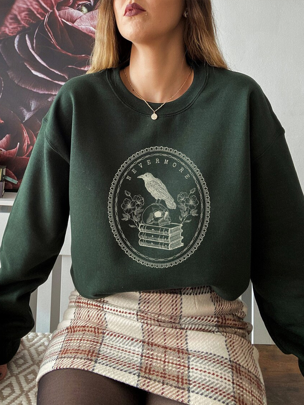 Dark Academia Clothing Bookish Literature Sweatshirt