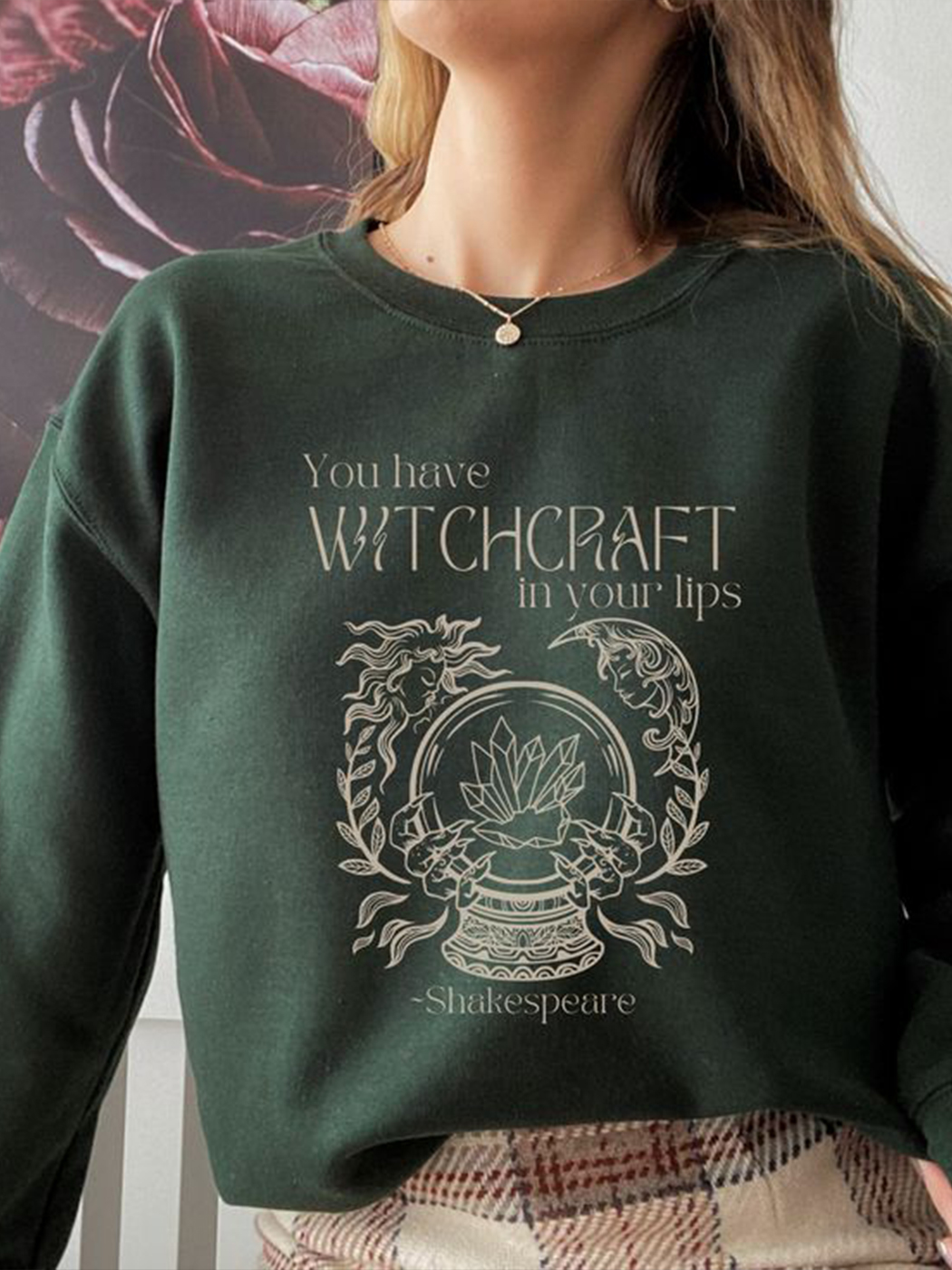 Shakespeares Sweatshirt Witchy Sweatshirt Bookish