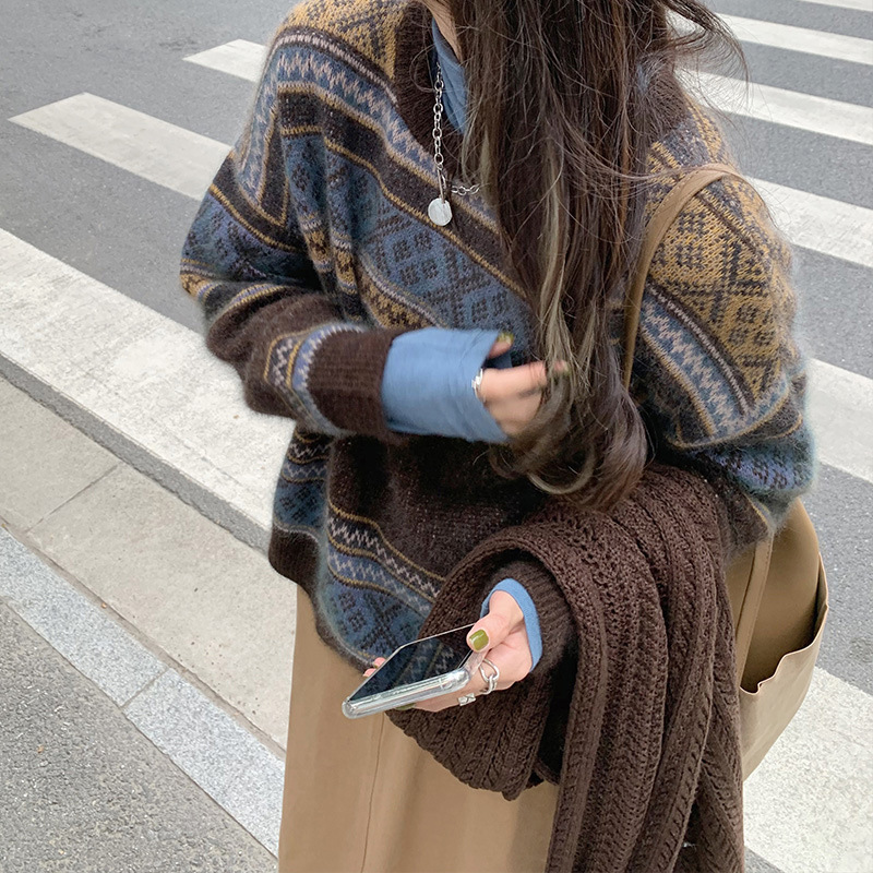 Women Thicken Knitwear Pullovers Women Oversized Sweater