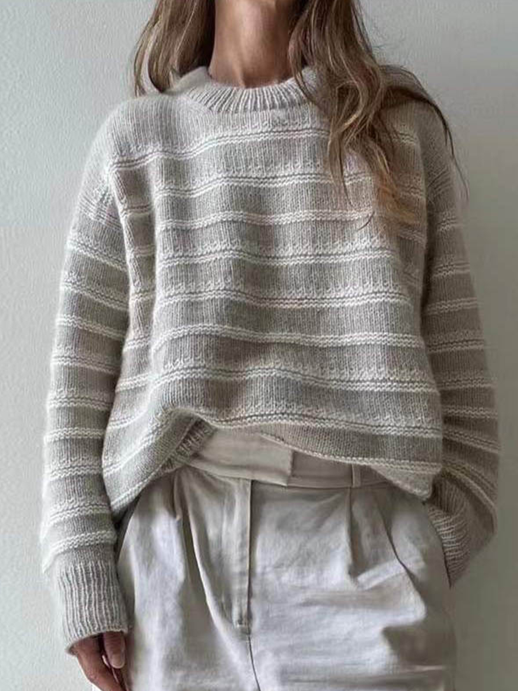 Vintage Striped Knitted Sweater