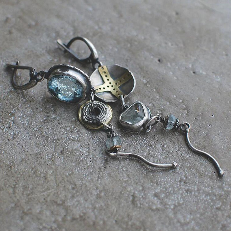 Vintage Artistic Earrings Jewelry