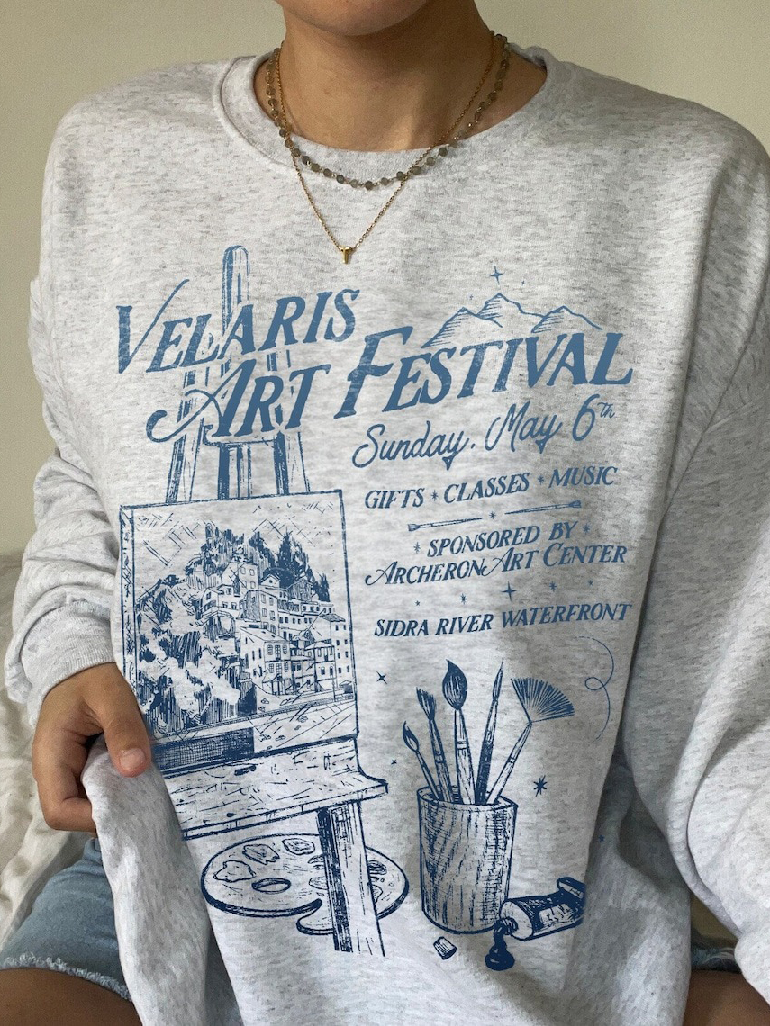 Velaris Art Festival Sweatshirt | SJM Merch
