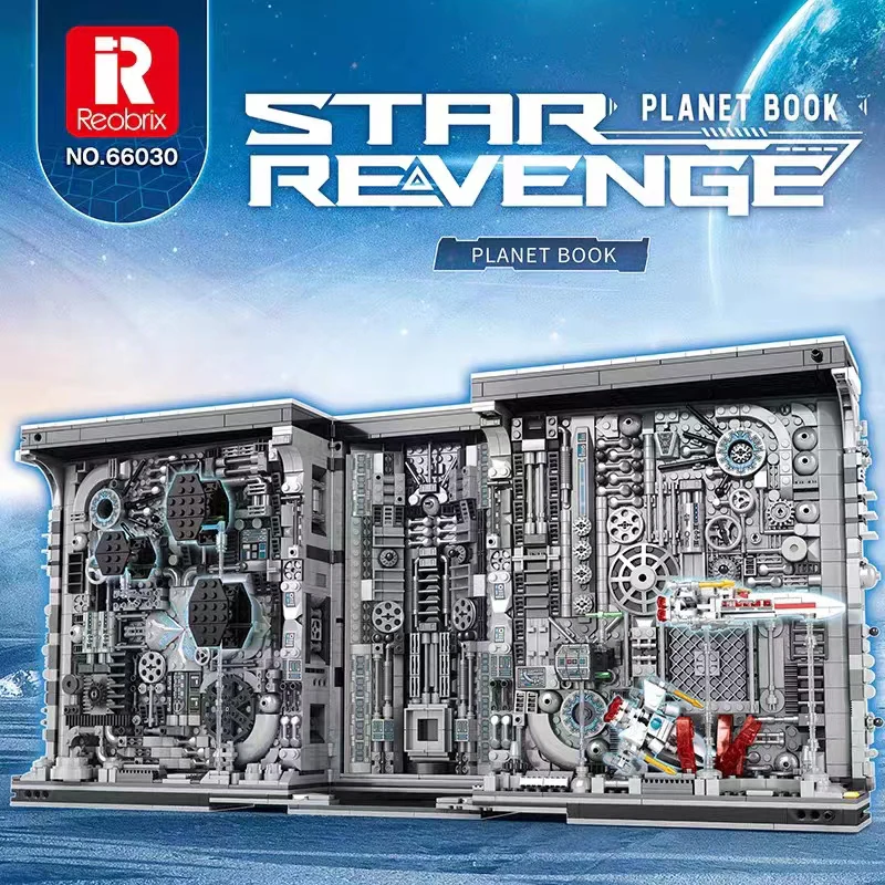 Reobrix 66030 Star Revenge Planet Book with Lights - YWOBB