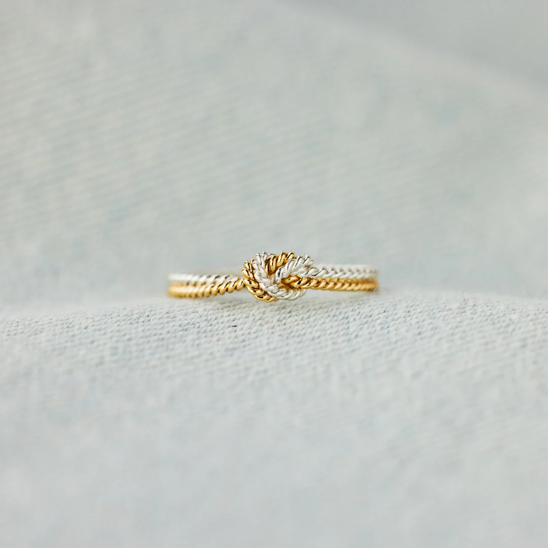 Handcrafted Knot Promise Ring