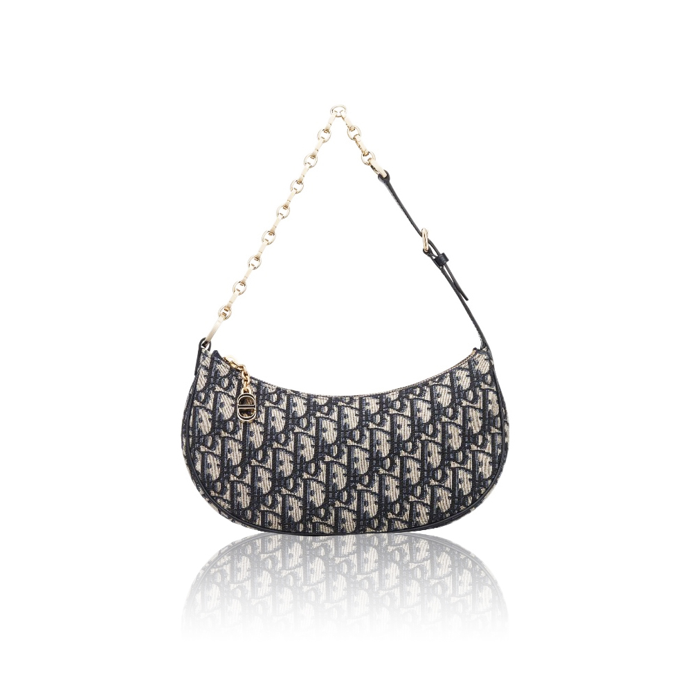DIOR CD Lounge Half Moon Shoulder Bag