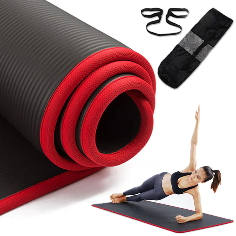 10mm Non-Slip Yoga Mat Thickened NBR Gym Mats