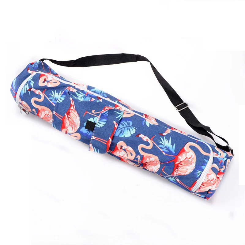 Portable yoga mat canvas bag