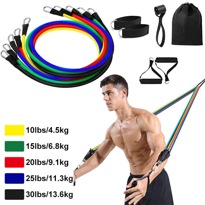 Latex Pull Rope Resistance Bands Indoor Fitness Equipment