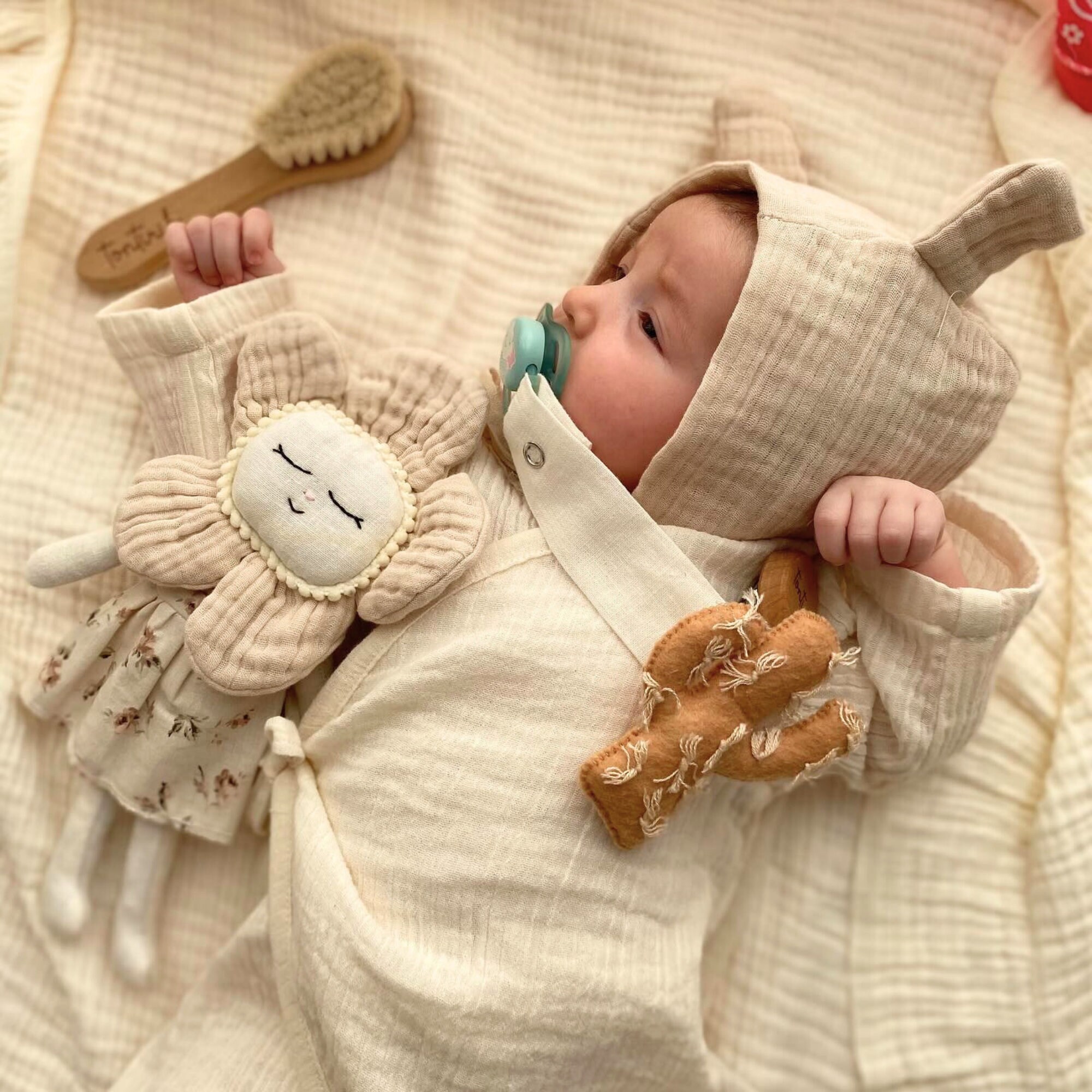 Floral Dress Daisy Baby Girl Toy