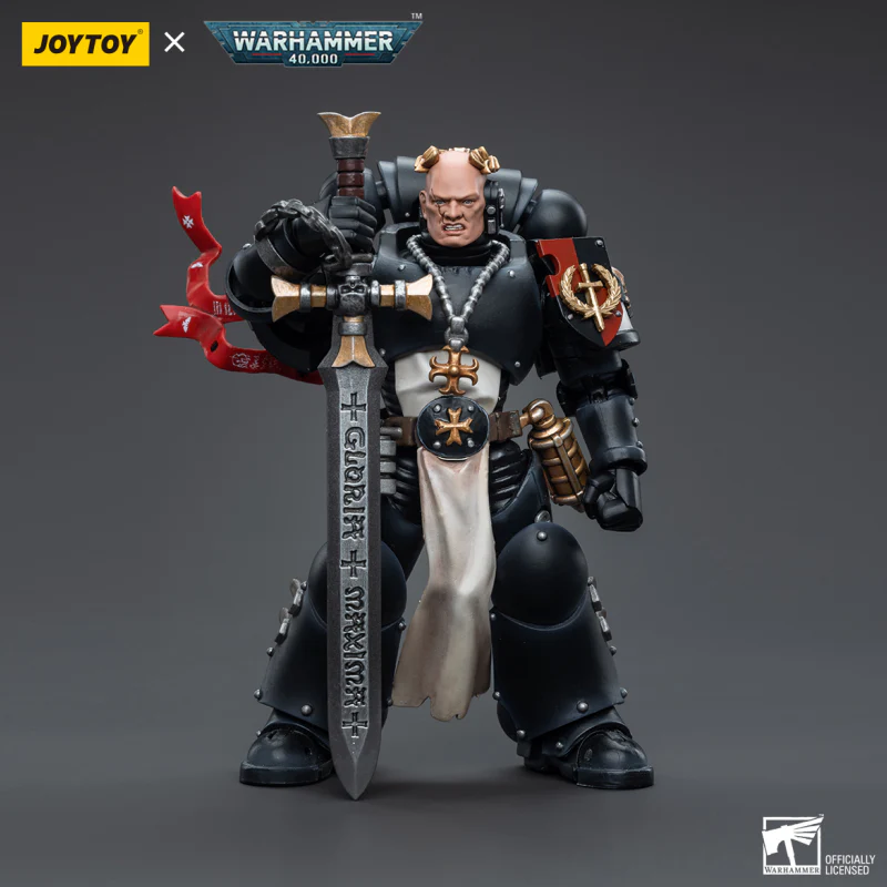 JOYTOY JT6557 Warhammer 40k 1: 18 Black Templars Emperor's Champion Bayard's Revenge