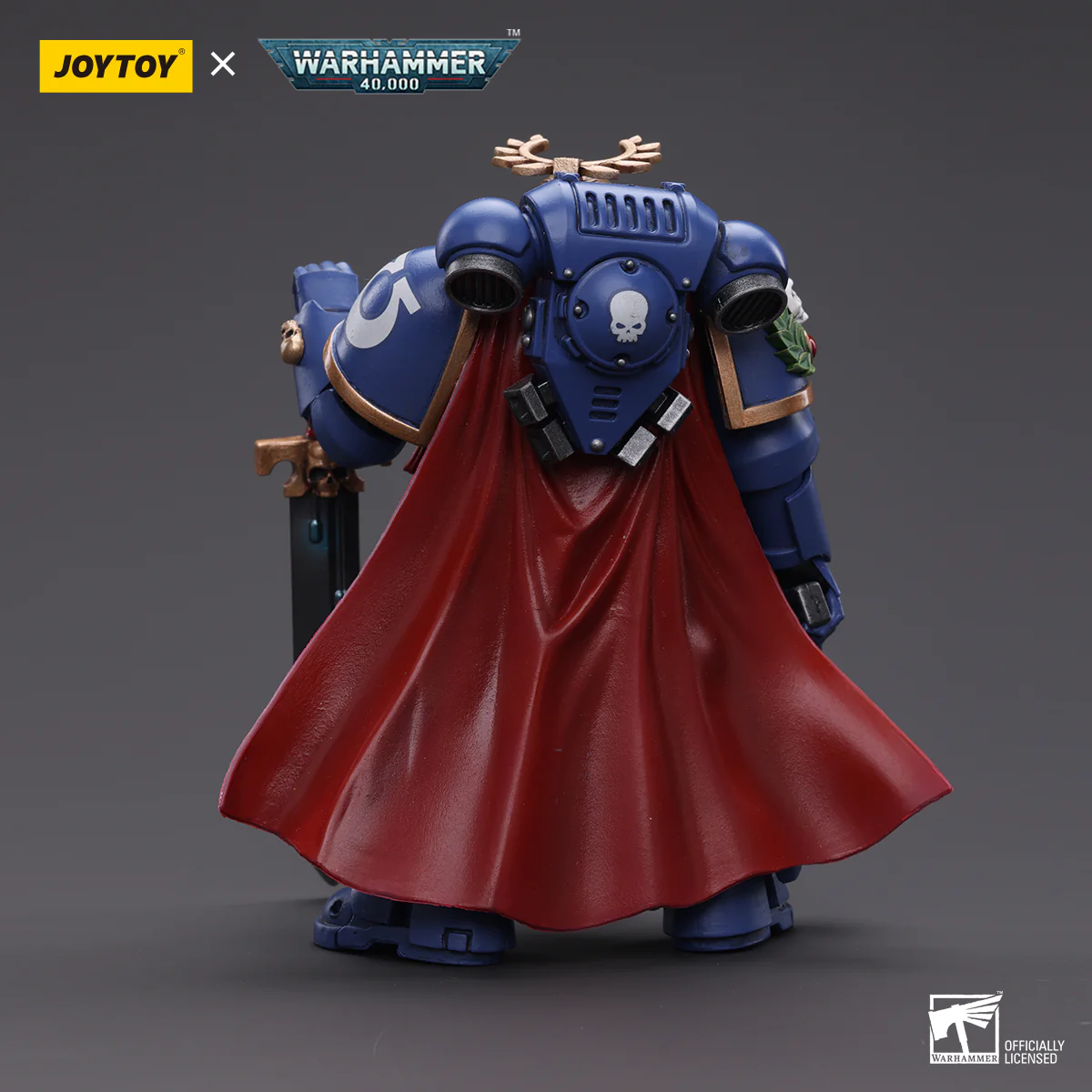 JOYTOY JT6441 Warhammer 40k 1: 18 Ultramarines Primaris Captain with Power Sword and Plasma Pistol