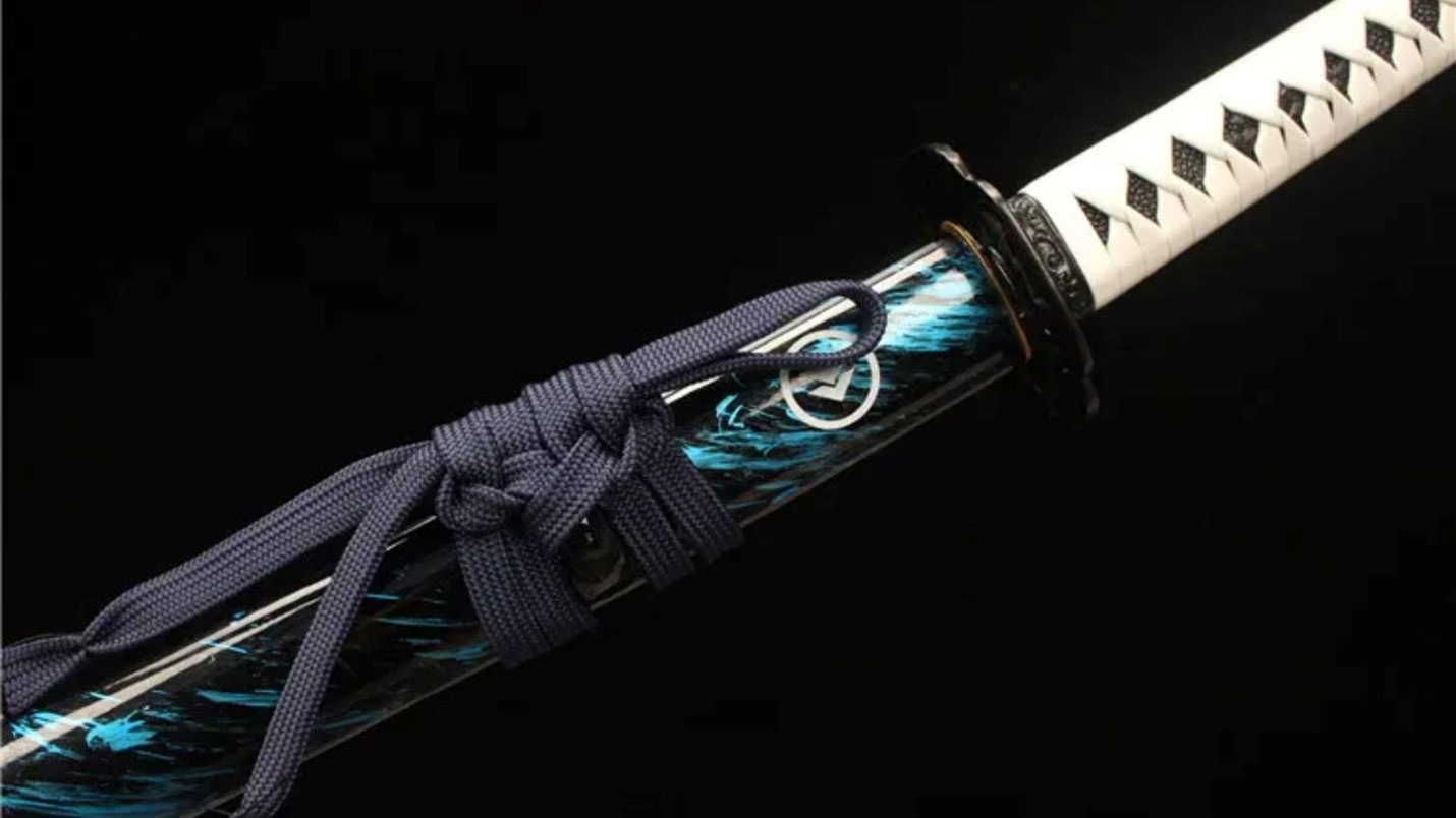 Veekatana Ghost of Tsunami blade in black background