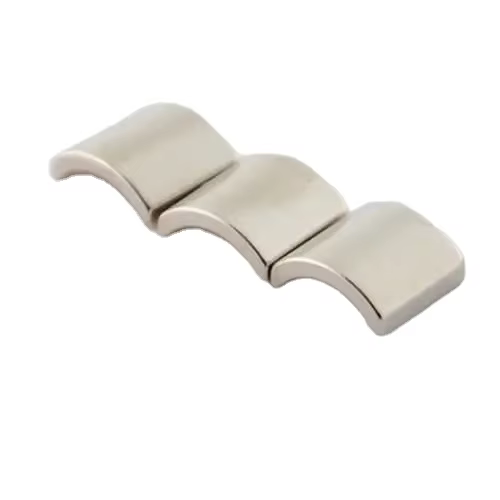 Cheap Price Tile Shaped Neodymium Magnet Arc Segment NdFeB Magnet For Motor Fan Shaped Magnet