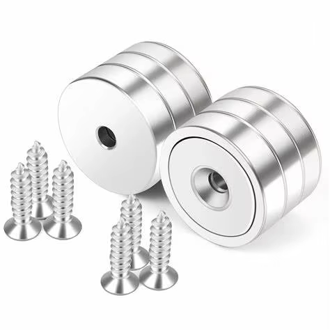 N35 N40 N45 N50 N52 Factory Custom Cheap Price Rare Earth Neodymium Countersunk Magnet with Hole