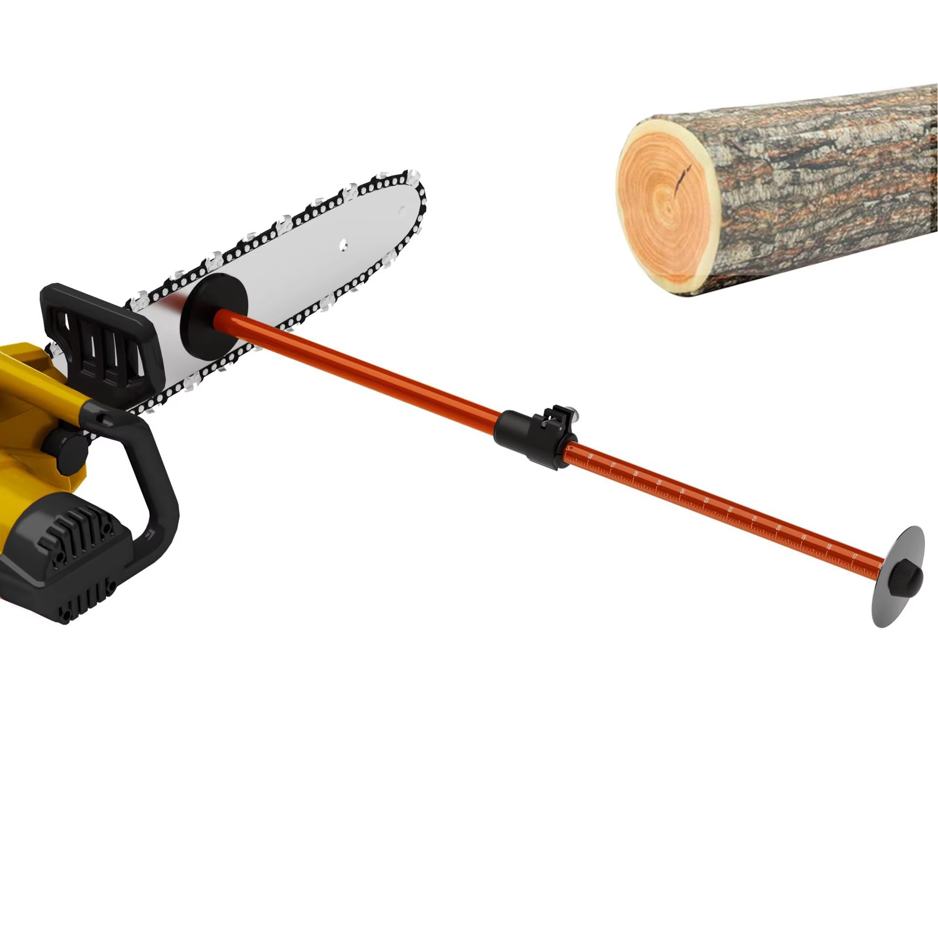 Magnetic Firewood Measuring Tool for Chainsaw Telescopic Log Measuring Tools Firewood Length Marker