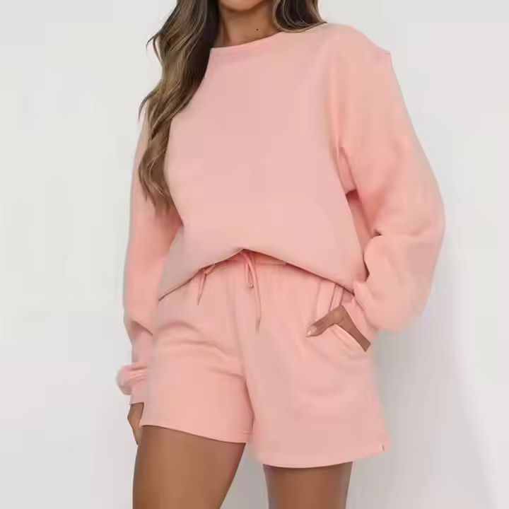 Wholesale Custom Two Piece Set Women With Label Logo Summer Tracksuit T-Shirt Customize Shorts Women's Tshirt and shorts sets