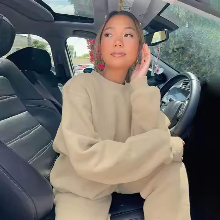 Women tracksuit sweatsuit hooded casual thickening set hoodies sweatshirt 2 pieces suits female clothing two piece sets