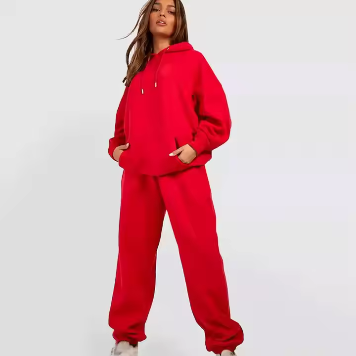 wholesale slim fit 100% cotton women tracksuits for jogging | Casual tracksuits for women with logo