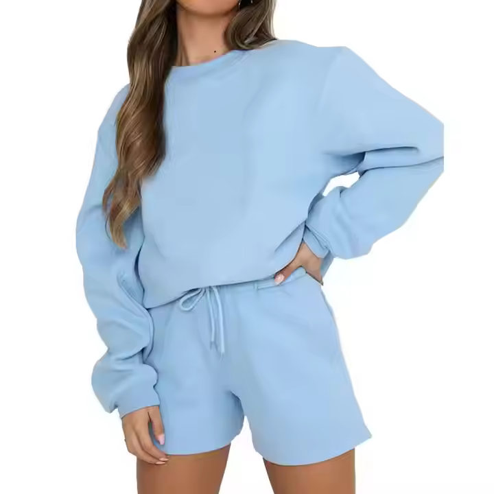 Wholesale Custom Two Piece Set Women With Label Logo Summer Tracksuit T-Shirt Customize Shorts Women's Tshirt and shorts sets