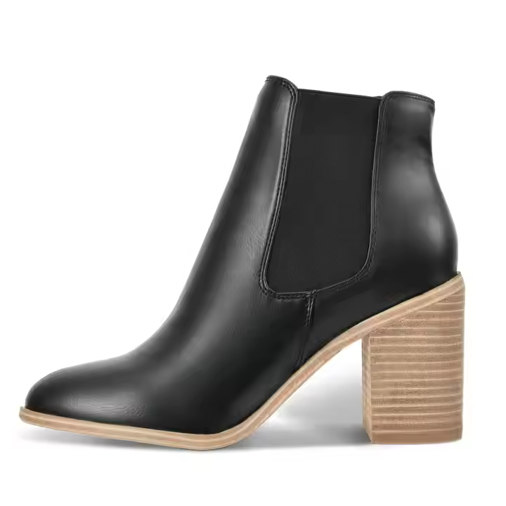 2024 High Quality Lady Boot Wholesale Pointed Toe Ankle Women'S Autumn Boots Smooth And Chunky Heel Thigh High Boots Women
