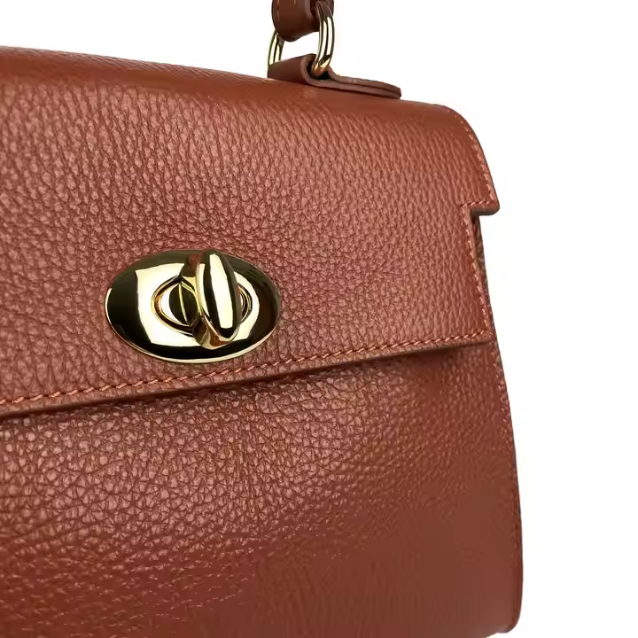 Best Seller Italian Leather Handbags for Women Luxury Made in Italy Genuine Leather Hand Bags Angela