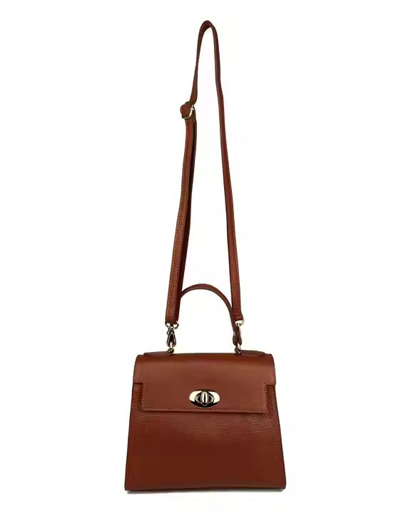 Best Seller Italian Leather Handbags for Women Luxury Made in Italy Genuine Leather Hand Bags Angela