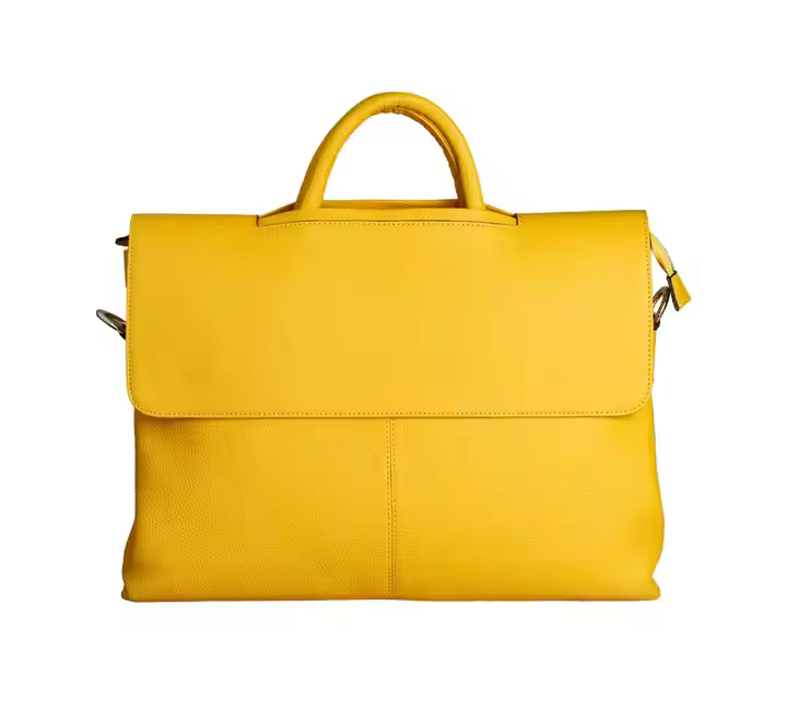 Genuine Leather Briefcase Business Travel Messenger Handbag 2023 Custom Logo Laptop Bags Business for Men Women Soft Light Style