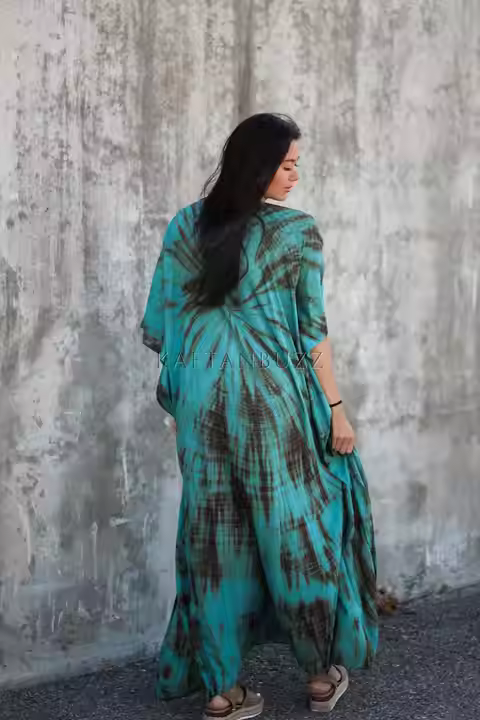 Wholesale Lot Indian Cotton Tie Dye Kaftan Dress Maxi Caftan Summer Kaftan Dress Sleepwear Maternity Wear Floral Kaftan