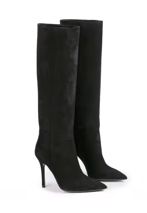 High Quality Ladies All-Season Genuine Leather Knee-High Shoes Insole Design Fashionable Over-the-Knee for Autumn Winter