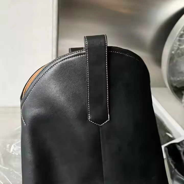 Custom Women's Knee-High Genuine Leather Boots Wide Shaft Point Toe Design Chunky Stylish Demin Cowgirl Suede Winter