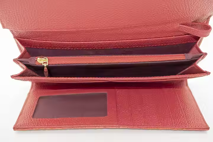 Factory Long Wallet Purse for Women Girls Genuine Etoxic Croco Leather Fashion Clutch Shoulder Bags Handbag