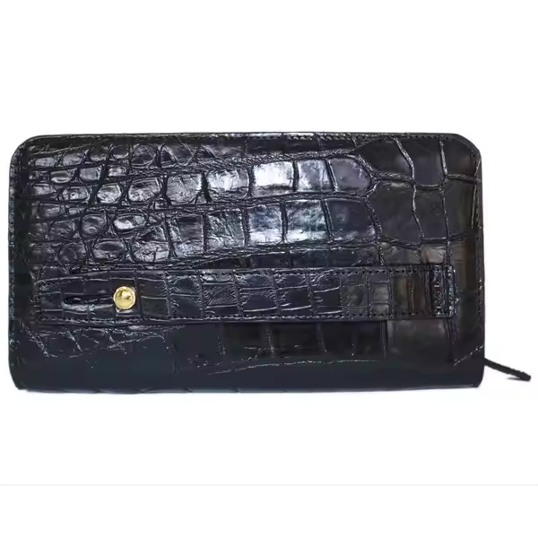 Crocodile Leather Women's Luxury Clutch High Quality Hot Item Fashionable Lady Style Size 20x10cm Made in Vietnam