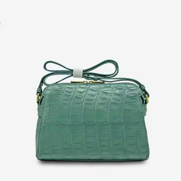 Luxury genuine leather crocodile leather backpack high quality custom designer women's backpack