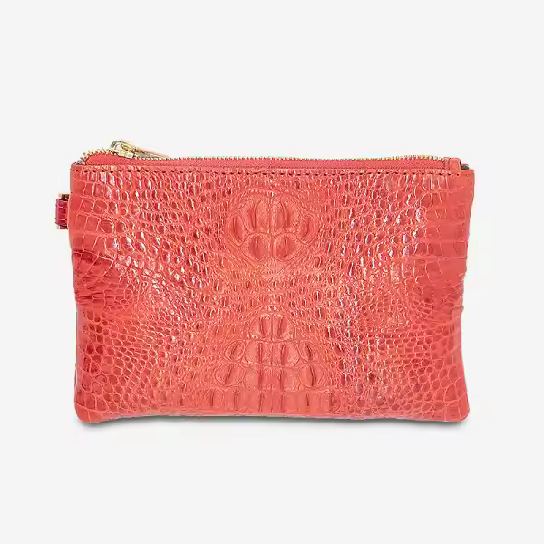 Croco Leather Purse Fashion Womens Purse Leather Wallet Long Ladies Clutch Bag Purse