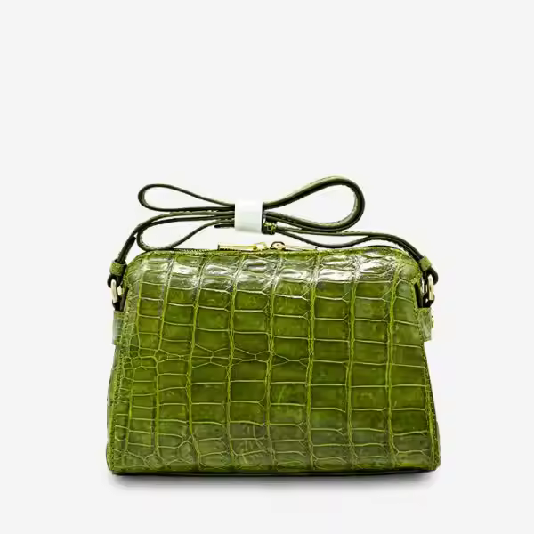 Luxury genuine leather crocodile leather backpack high quality custom designer women's backpack