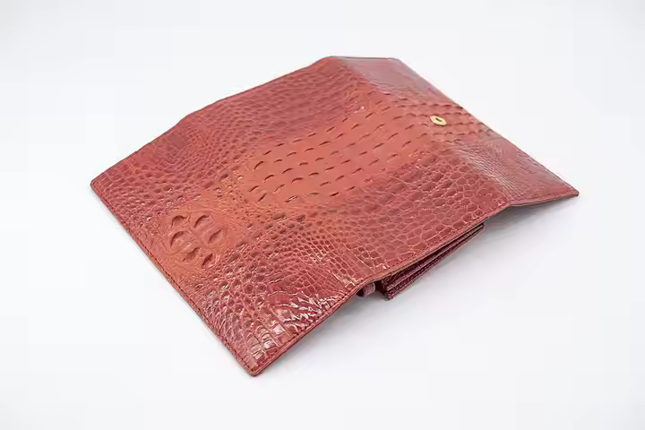 Factory Long Wallet Purse for Women Girls Genuine Etoxic Croco Leather Fashion Clutch Shoulder Bags Handbag