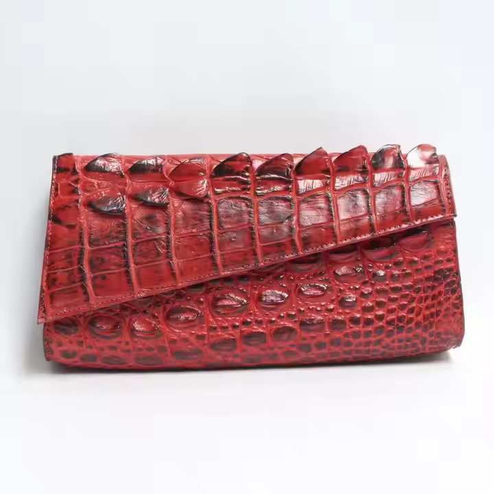 Women's Crocodile Leather Cross Flap Handbag Custom Designer Brand Mini Fashion Bag PC Material OEM/ODM