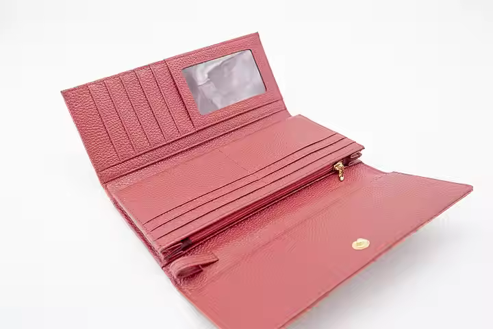 Factory Long Wallet Purse for Women Girls Genuine Etoxic Croco Leather Fashion Clutch Shoulder Bags Handbag