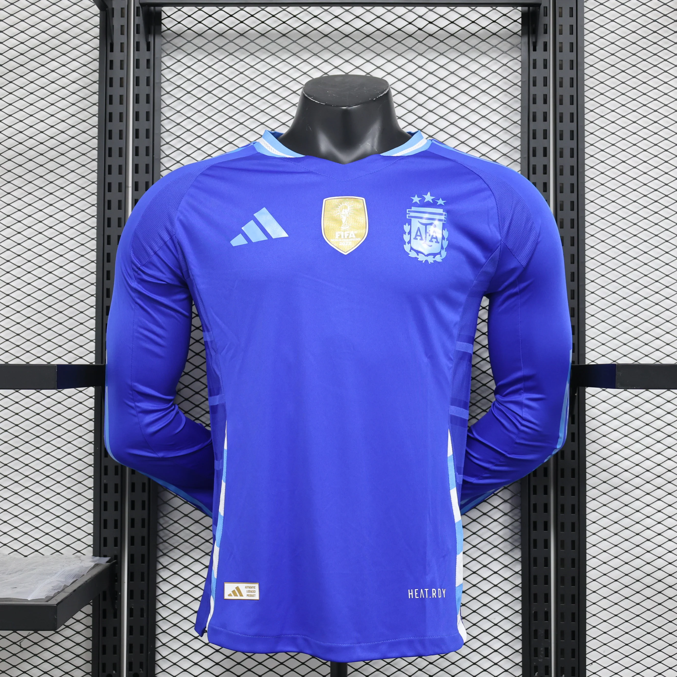 CAMISOLA MANGA LONGA DA ARGENTINA 24/25 AZUL-VERSO PLAYER
