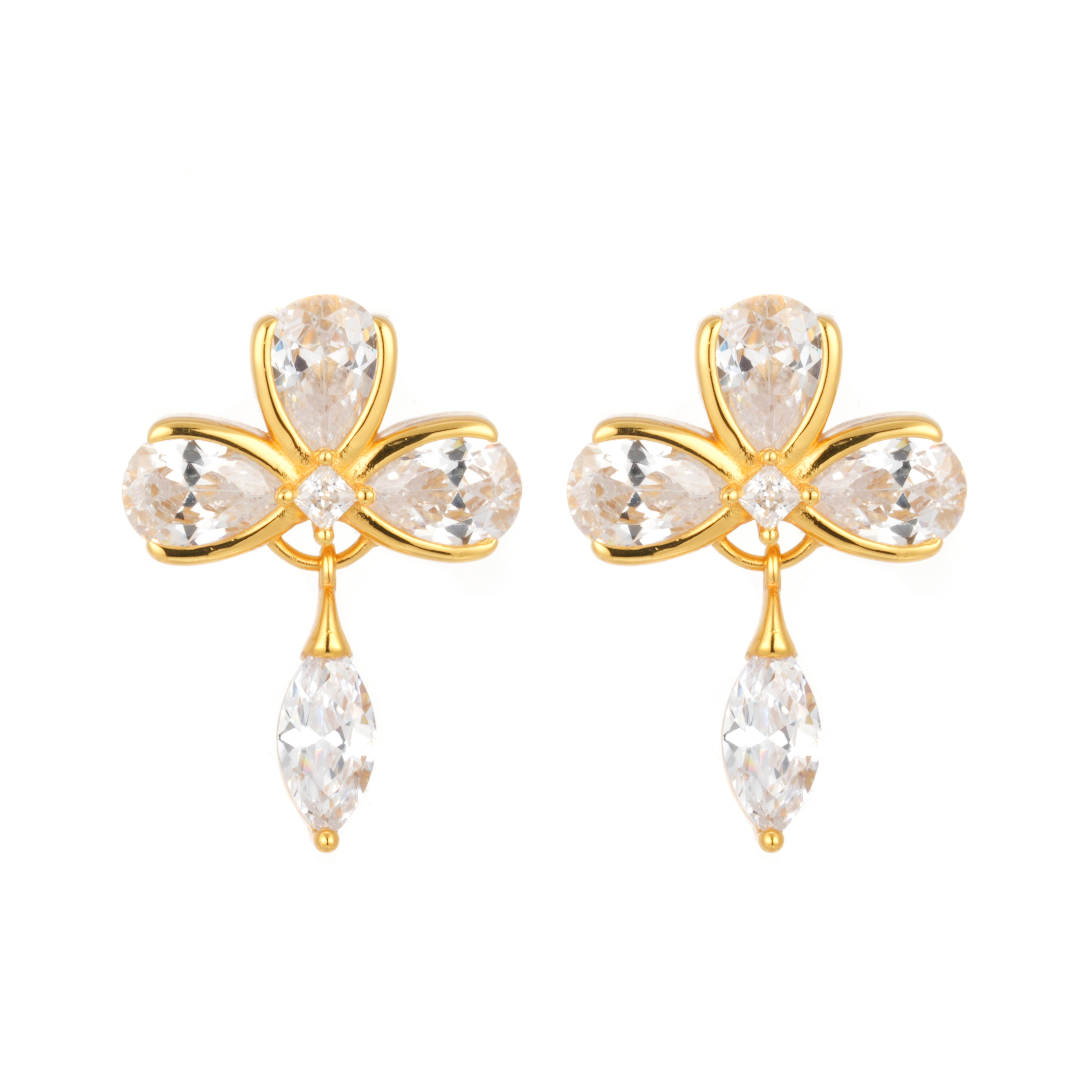 New Design 925 Silver Jewelry 2023 Luxury Zircon Vintage Earrings For Women